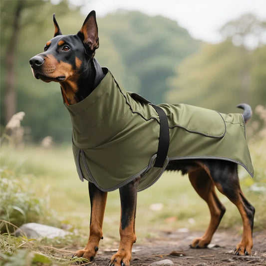 Fashionable Pet Trench Coat, Dog Clothing, Waterproof And Rainproof, Suitable For Both Rain And Light, Large Dog Pet Raincoat
