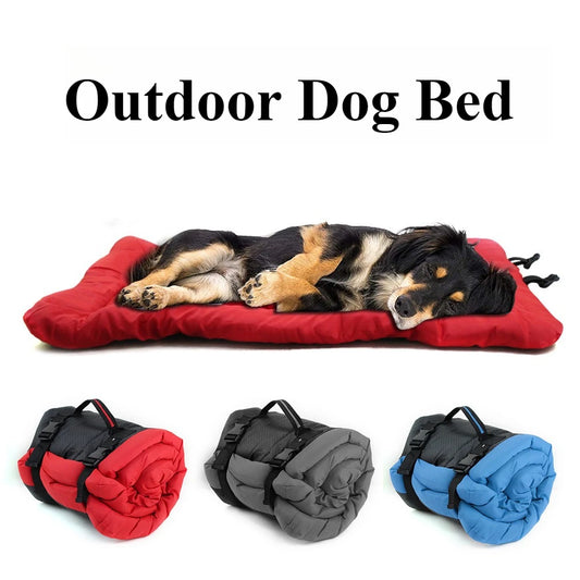 Outdoor Dog Bed Portable Camping Travel Foldable Dog Mat Waterproof Non-Slip Washable Dog Outdoor Matteress Anti Slip Pet Bed
